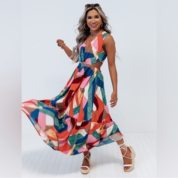 Vici Dresses & Skirts - Vici Cutout Midi Dress